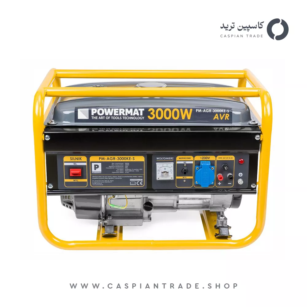 موتور برق بنزینی پاور مت مدل 3000KE-S